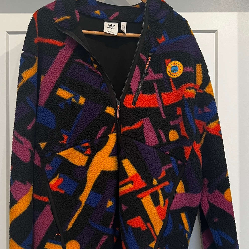 Adidas Multicolor Fleece Jacket